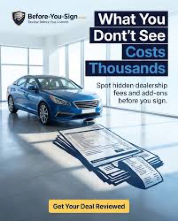 'What you don't see costs thousands' — hidden dealership fees warning